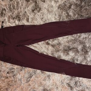 Victoria's Secret Burgundy Leggings